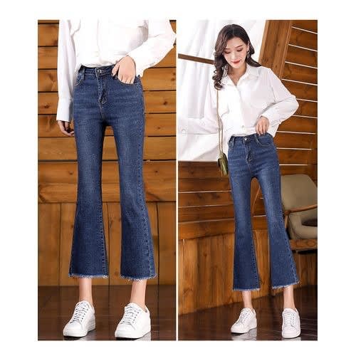 Female Flare Down Jeans