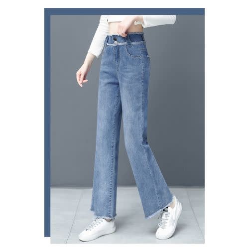 Female Flared  Jeans - Light Blue