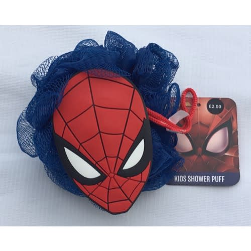 Spiderman Kids Shower Puff