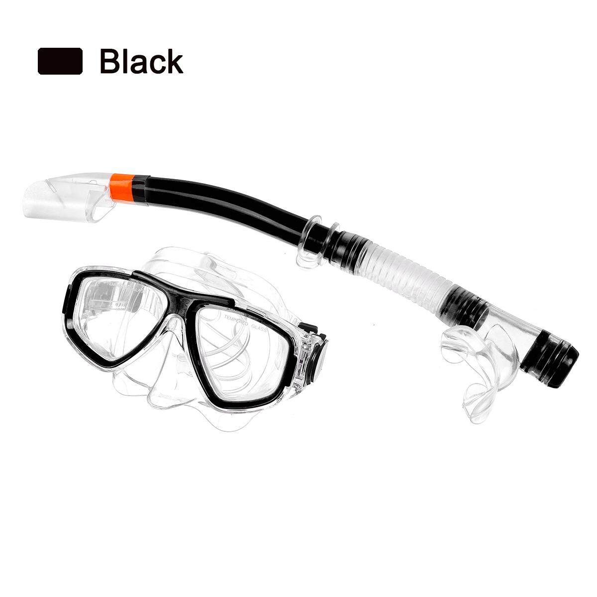 Snorkel Breathing Tube For Scuba Swimming Diving Snorkelling Underwater Black