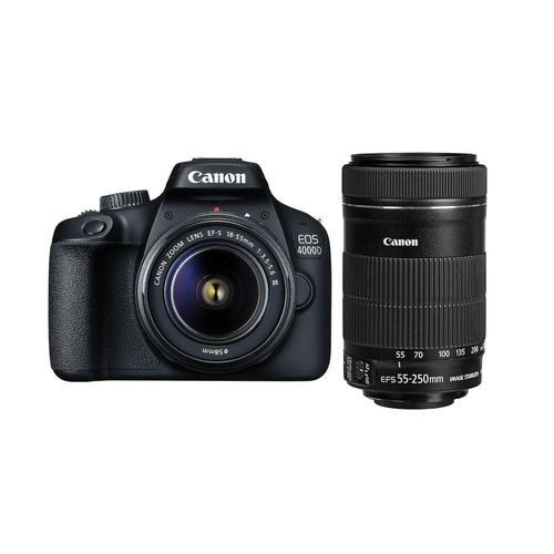 EOS 4000D DSLR Camera With 18-55mm & 55-200mm Lens