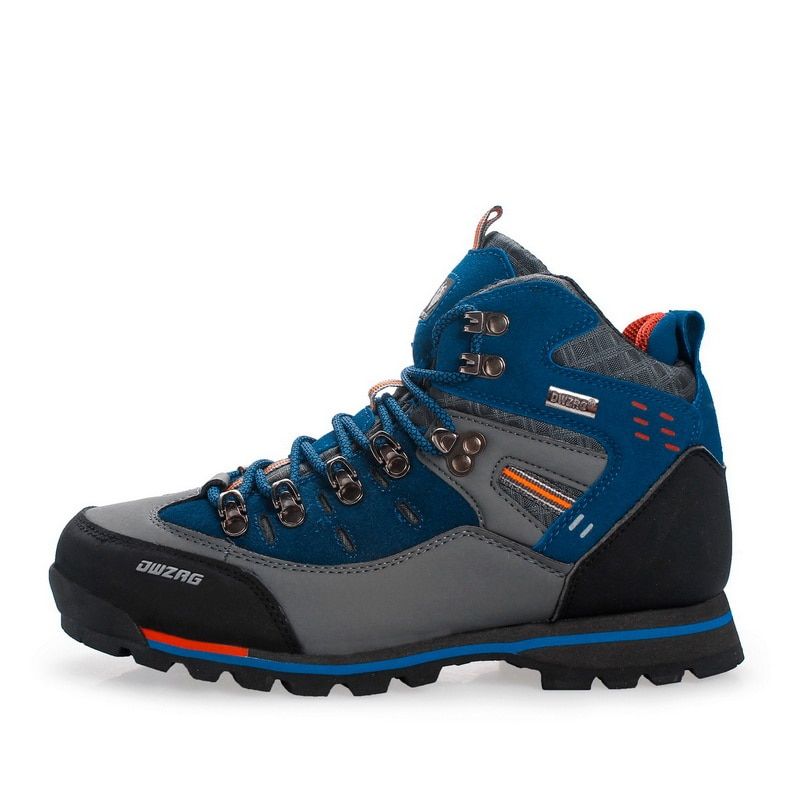 Designer Men Hiking Shoes Winter Mens Mountain Climbing Sneakers Trekking Ankle-gray