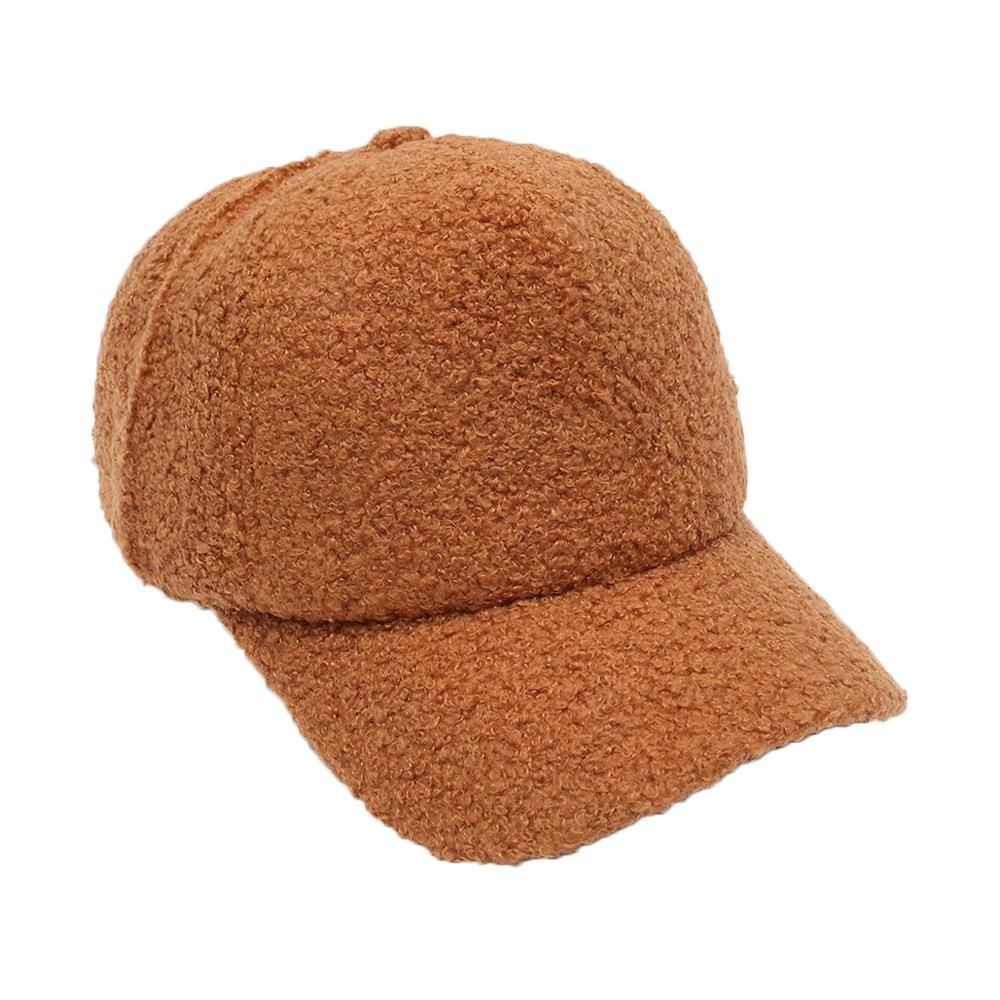 Winter  Fur Baseball Cap Hat Women Unisex  Fuzzy Hip Hop Caps Solid SnapbaTeddy Velvet Thicken Warm Hats for Men