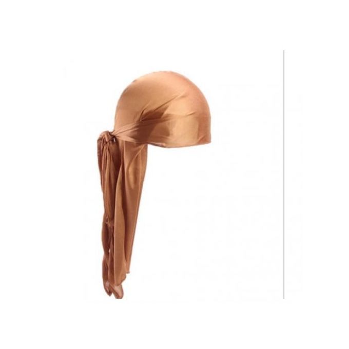 Plain Silk Durag - Brown