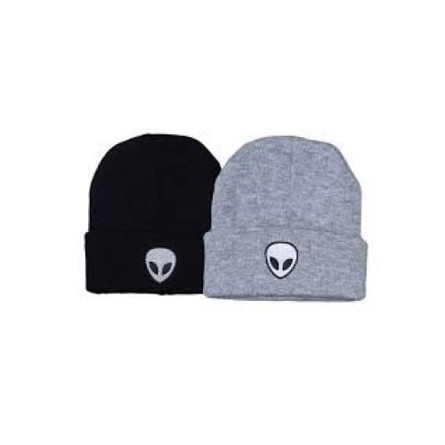2im1Alien Head Beanie Head Warmer+Free Watch