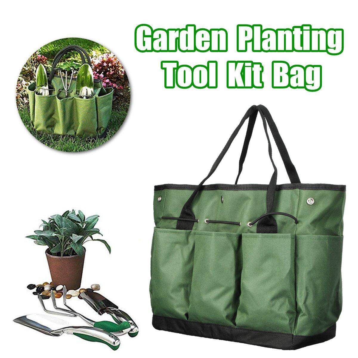 Practical Garden Planting Bag Tool Kit Carrier Tote Organizer Set Storage Pouch