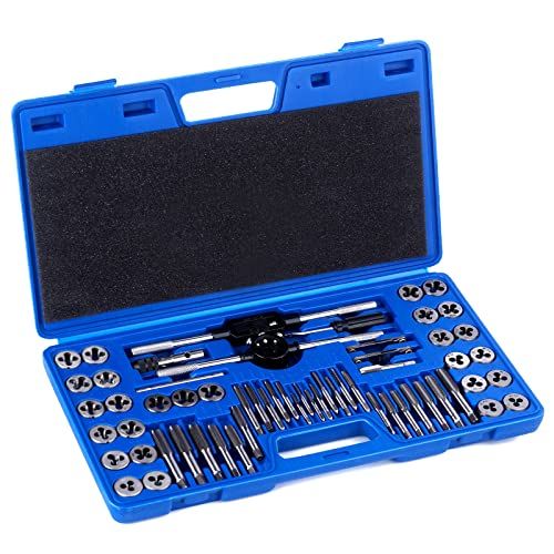 PROFLine 60 PCS Tap And Die Set Metric  SAE Size Tool Kit Fo