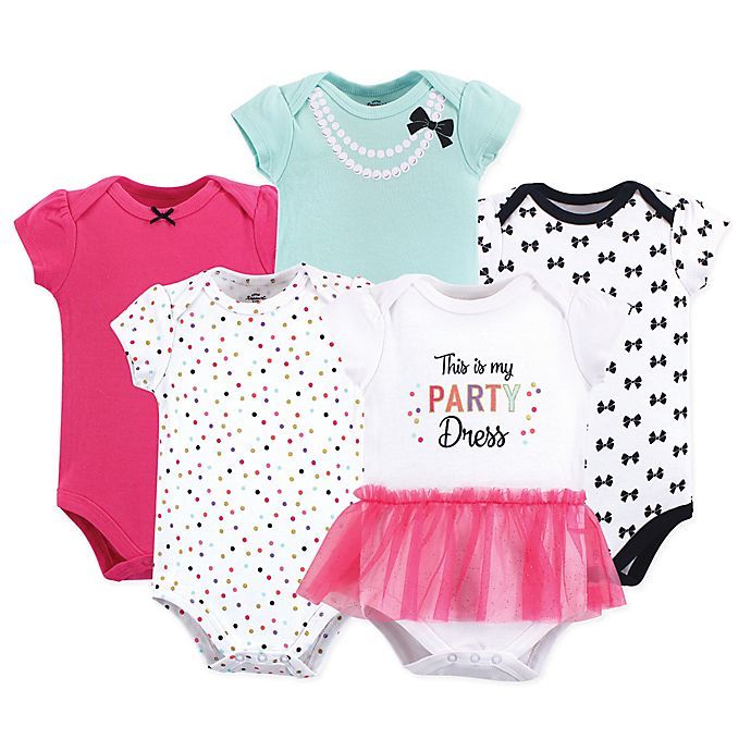 5 Pack Party Dress Design Bodysuit