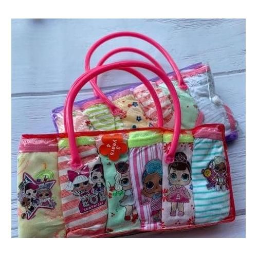 LOL Character Girl's Panties -6 In 1