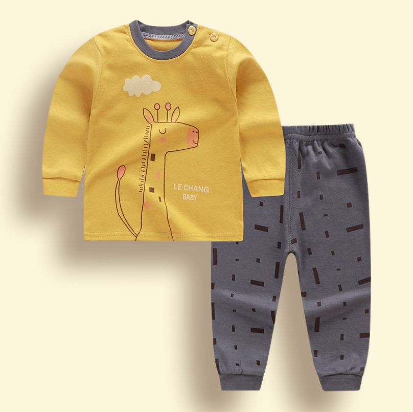 Infant Baby Boys Girls Clothes Sets-giraffe