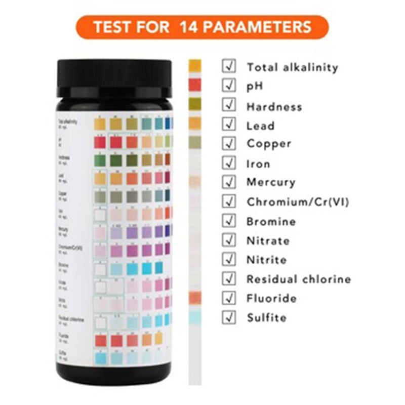 16 In 1 Drinking Water Test Kit Water Test Strips Swimming Pool Test Strips