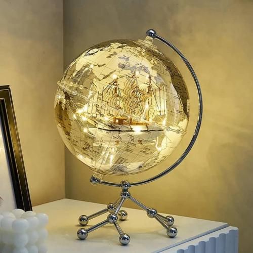 Globe Map Led Table/Consol Center Piece Decoration