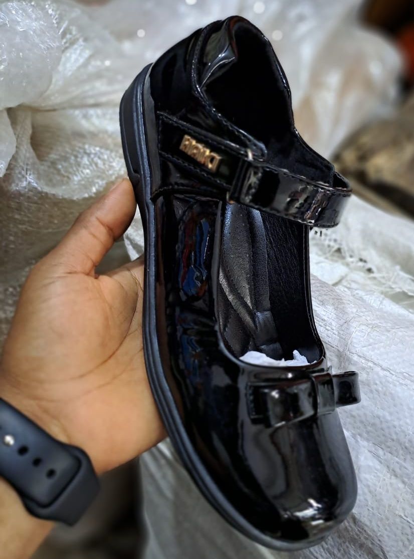 Girls Black Back To School Shoes
