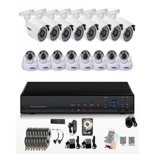 8TB 16 CHANNELS CCTV Camera Complete Security Surveillance Kit