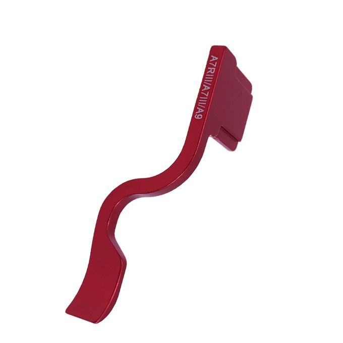 Camera Hand Grip Hot Shoe Cover Protector Thumb Rest For Sony A7R3 Red