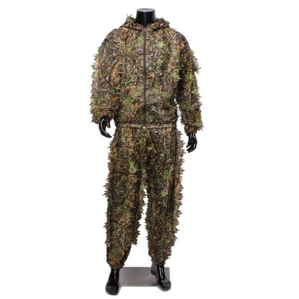 Suit Woodland Leafy Clothing Outdoor Hunting Shooting