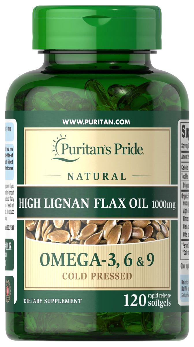 MasonNatural FlaxSeed Oil,1000Mg (Omega 3-6-9) X100softgels