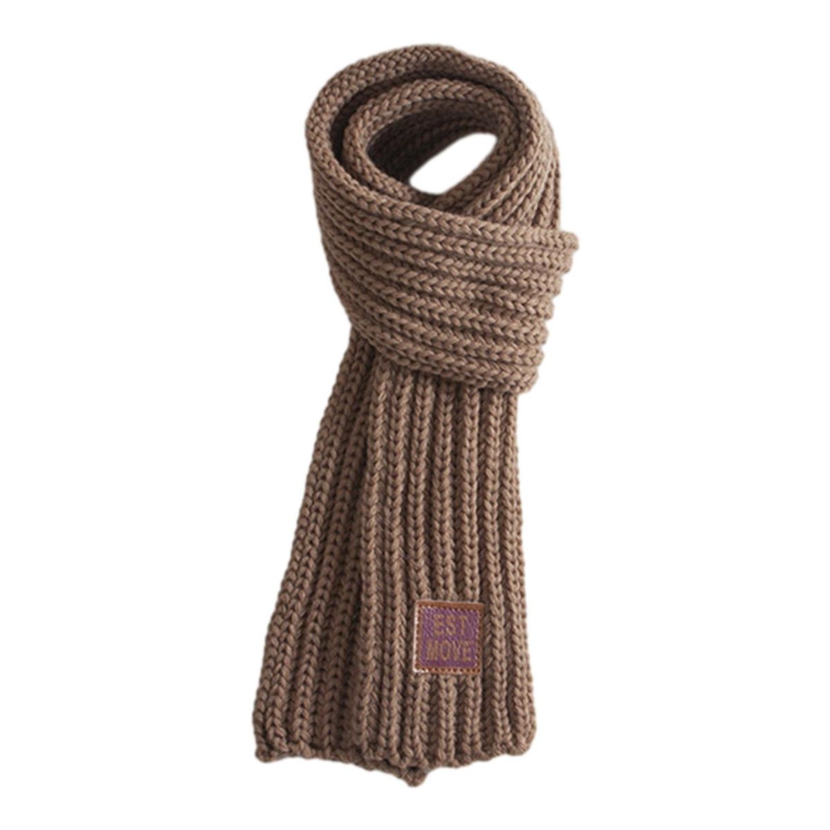 Baby Scarf Cozykidz Knitted Neck Wrap Soft Warm Winter for Babies Khaki