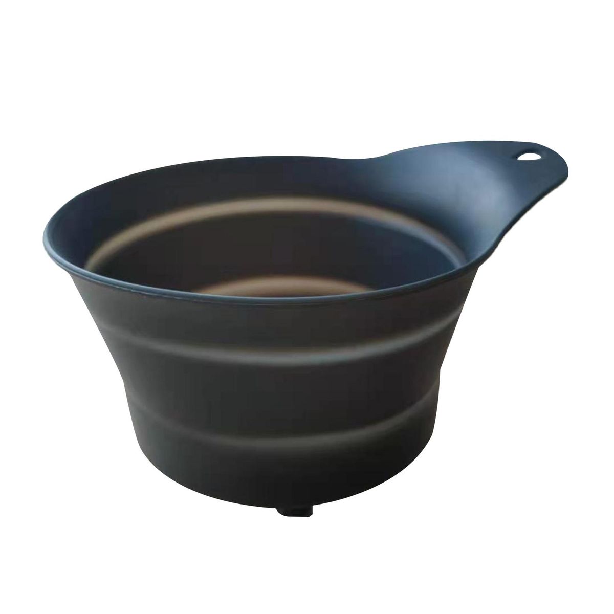Flexible Silicone Funnel with Detachable Filter Versatile for Wine Black