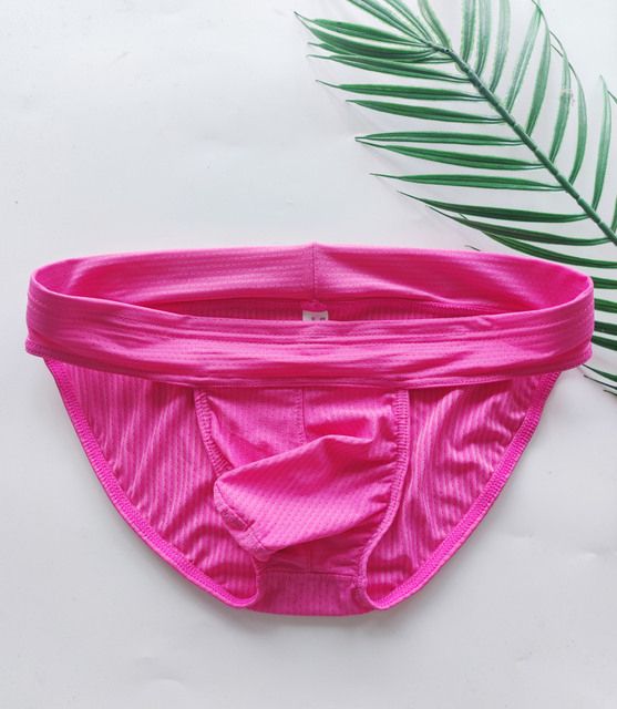 Brand Men Sexy Striped Briefs