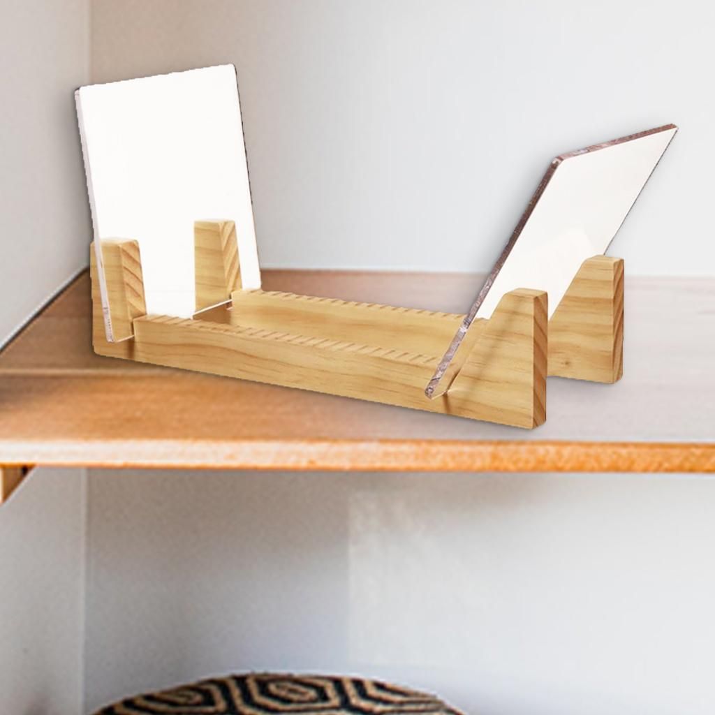 Holder W/ Acrylic Ends Album Display  Gift Khaki