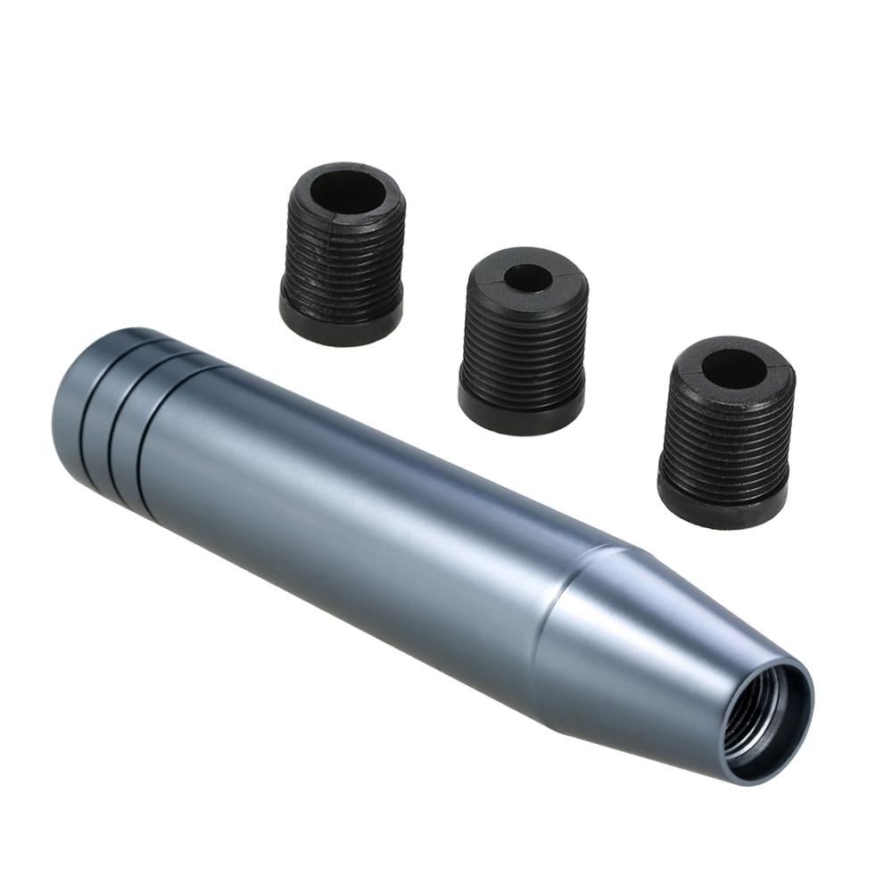18cm Length  Universal Aluminum Car Truck Racing Gear Shift Knob Stick with 3 Adapter