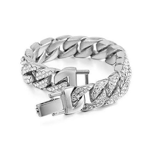 Cuban  Iced Chain Bracelet