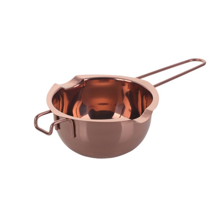 Stainless Steel Melting Bowl , Colour: Rose Gold