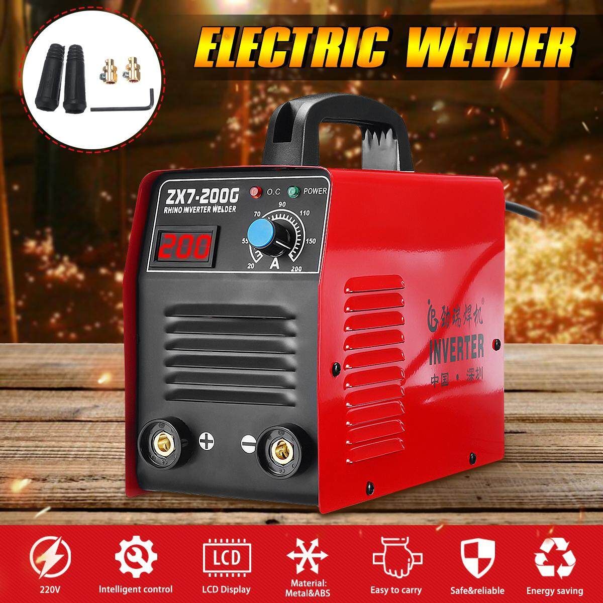 20-200A ZX7 25KVA 220V Digital Display Electric IGBT Welder Inverter ARC Stick High Precision Welding Machine Welders Tool