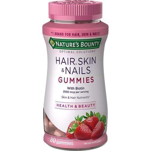 Hair, Skin And Nails Gummies With Biotin - 80 Gummies