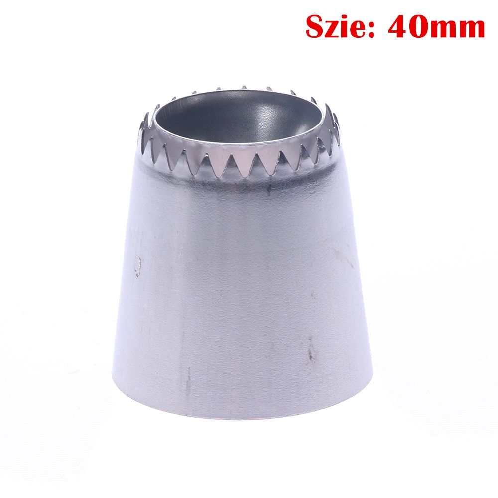 3pcs Set 2 Sizes DIY Nozzle Stainless Steel Dessert Cake