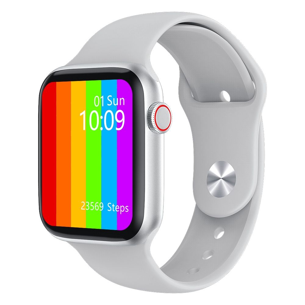 W46 1.75 Inch IPS Color Screen IP68 Waterproof Smart Watch, Support Sleep Monitor / Heart Rate Monitor / Blood Pressure Monitoring(Silver)