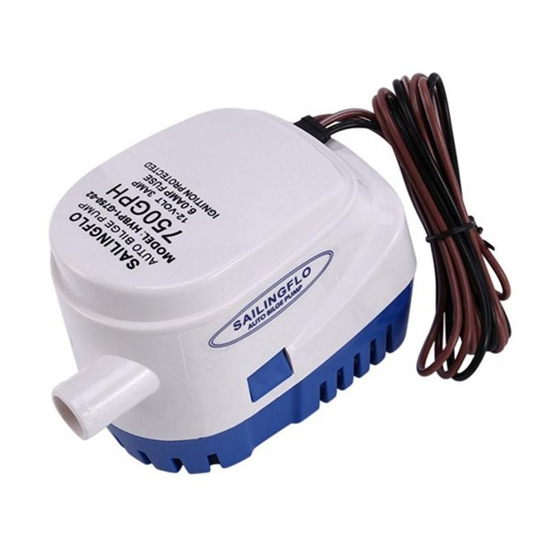 12V 750GPH Automatic Boat Bilge Pump DC Submersible