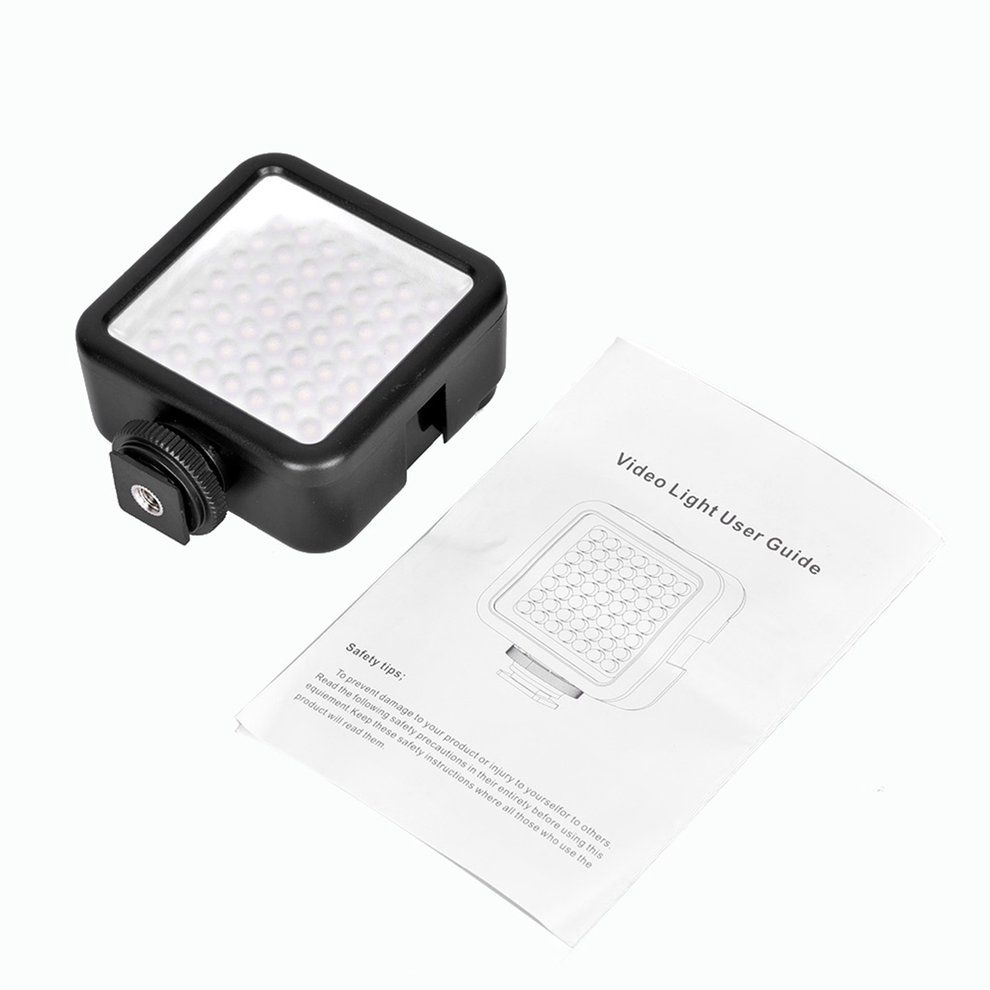 TB Flash Mini Pro Led-49 Video Light 49 Led Flash Light For Dslr Camera Camcorder Black
