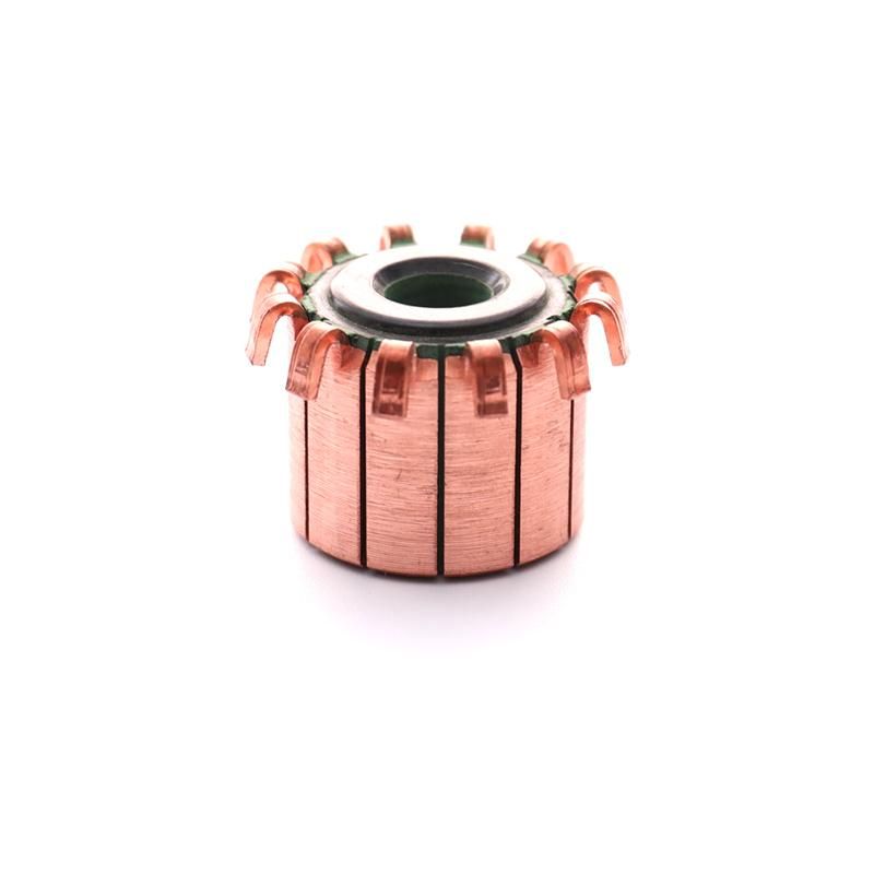 1Pcs 12P Teeth Copper Hook Type Electrical Motor Commutator CHY-1518-12 8*23*19.5mm