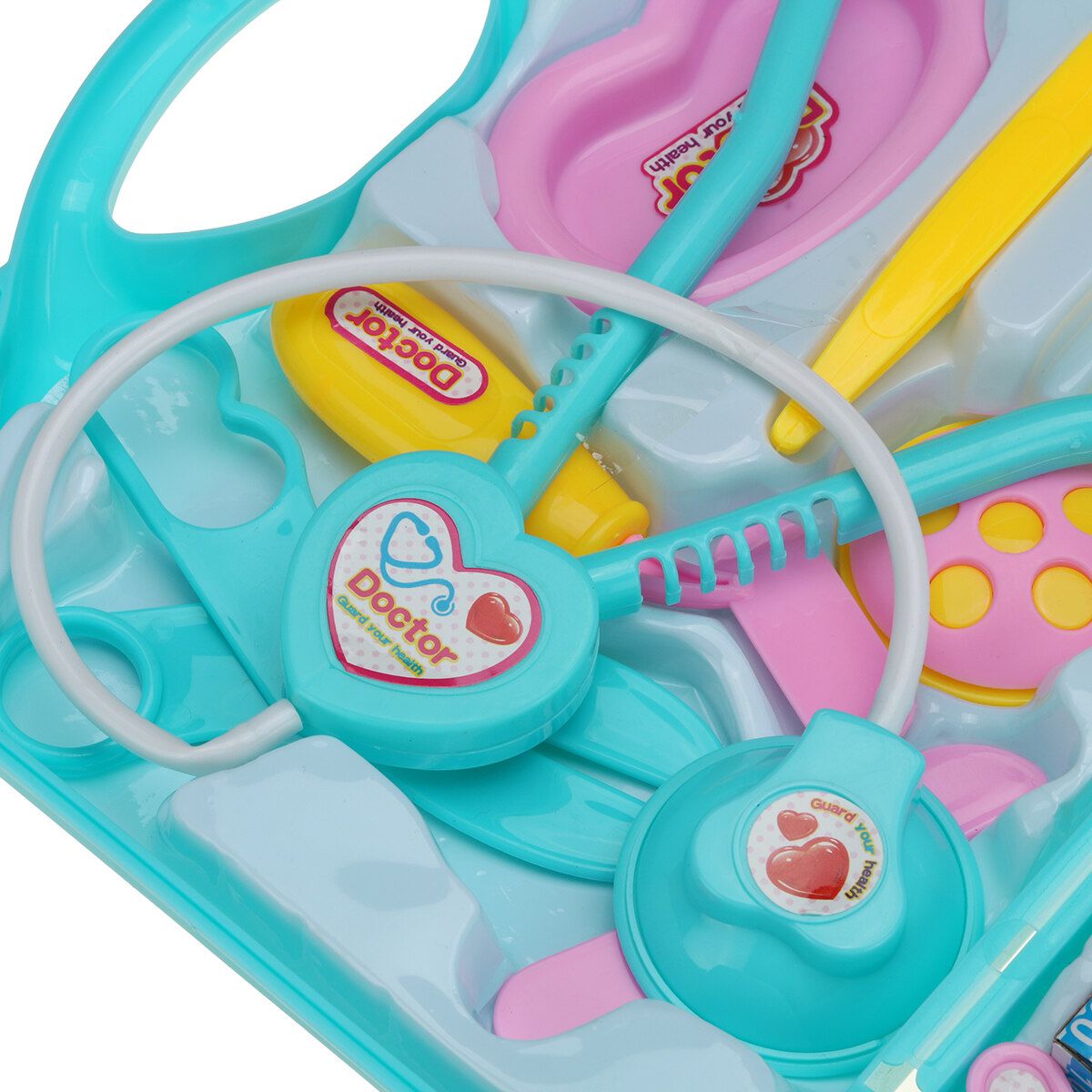15Pcs Funny Educational Toys Kids Simulation Medicine Box Pretend & Learn Doctor Kit Set Light Green