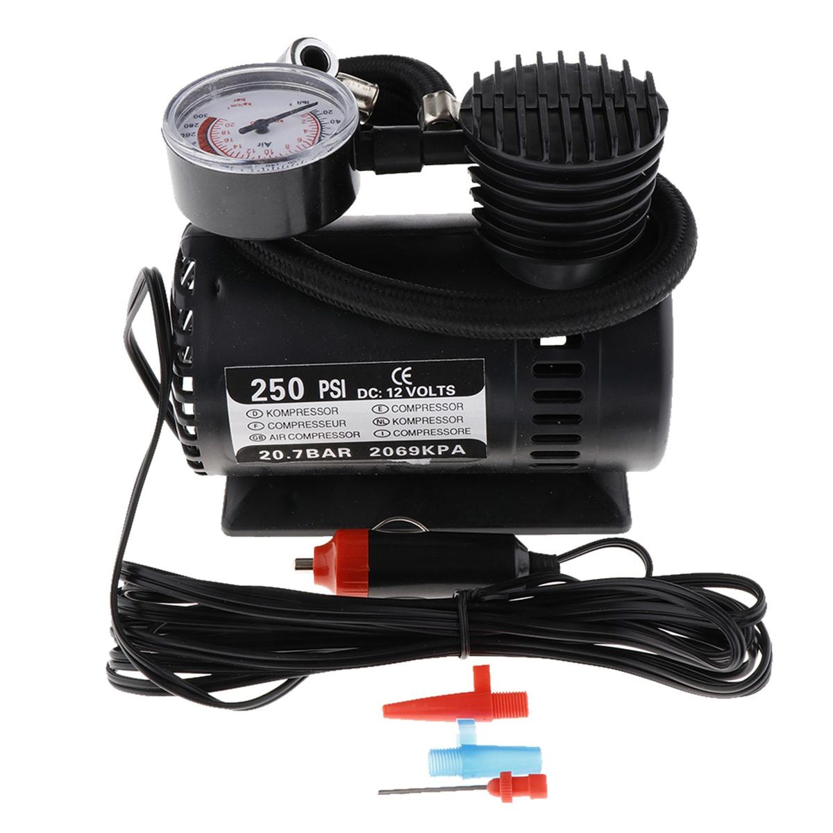 Portable Electric Compressor Pump Car Tyre Tire Inflator