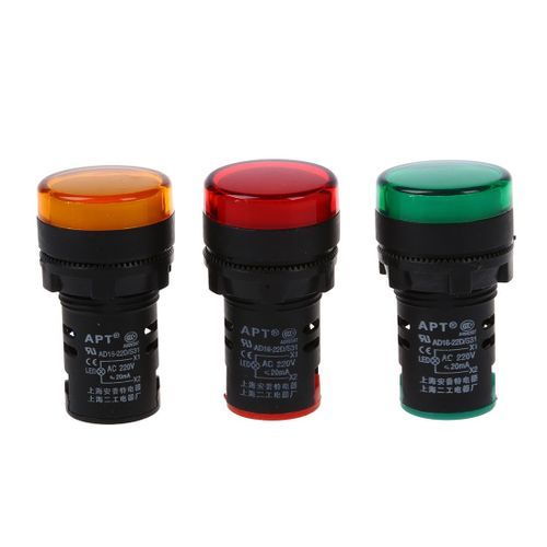 Red, Yellow-green Light Lamp 22 Mm LED Pilot Display Panel