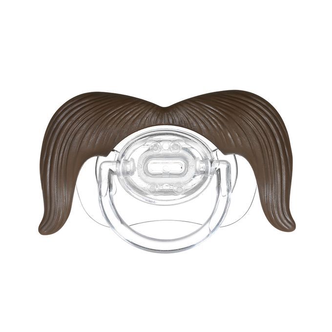 Baby Funny Mustache Pacifier BPA Free Silicone Infant-B
