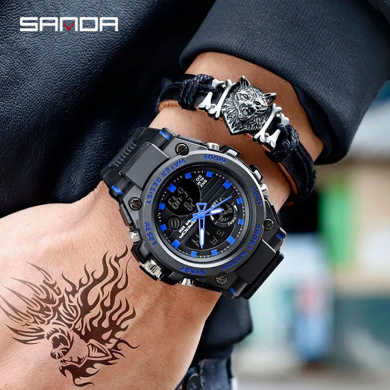 Sports Men\\\'s Watches Waterproof S Shock Clock