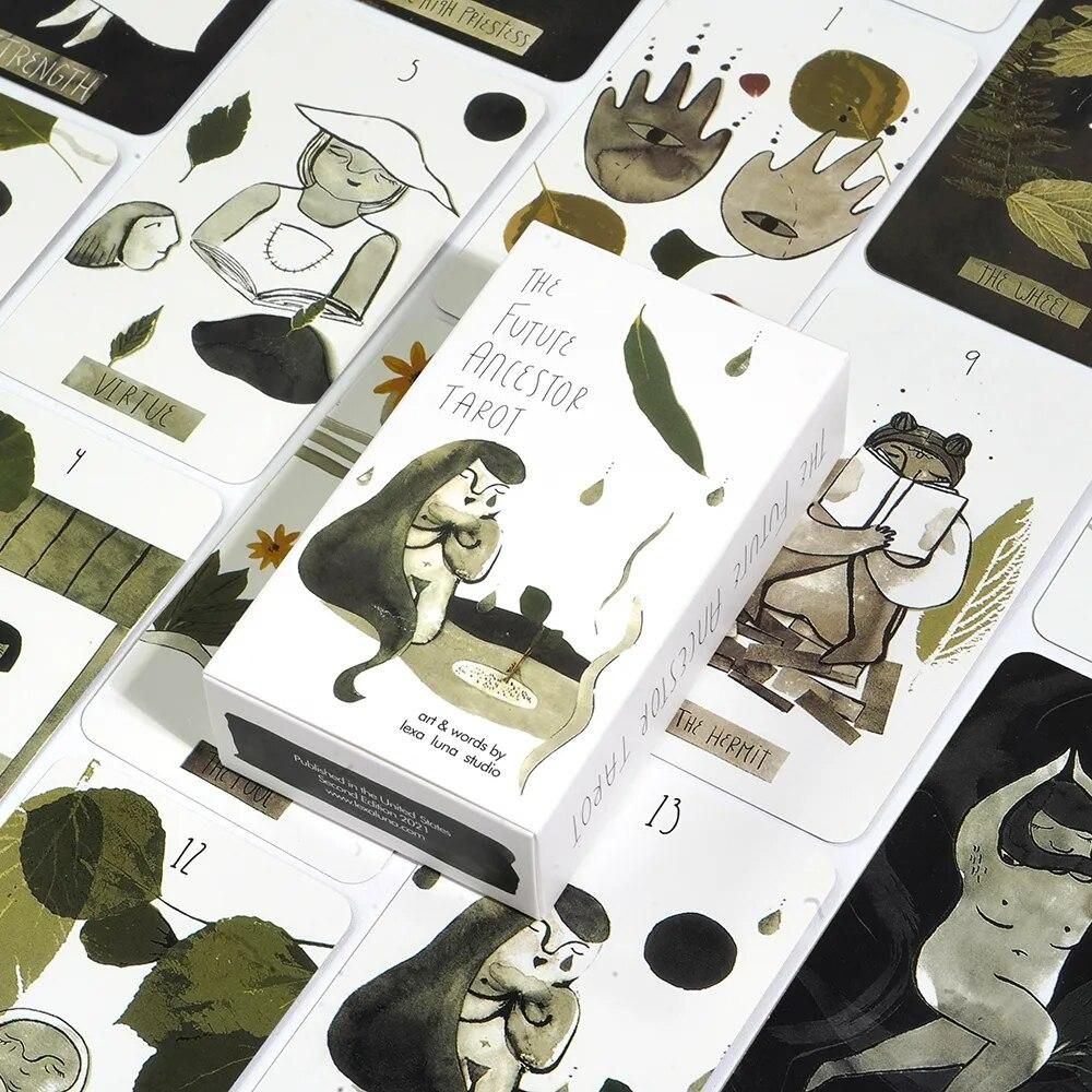 The Future Ancestor Tarot Deck 78 pcs Cards Collage Nature Ink A Love Letter For Hope Oracle