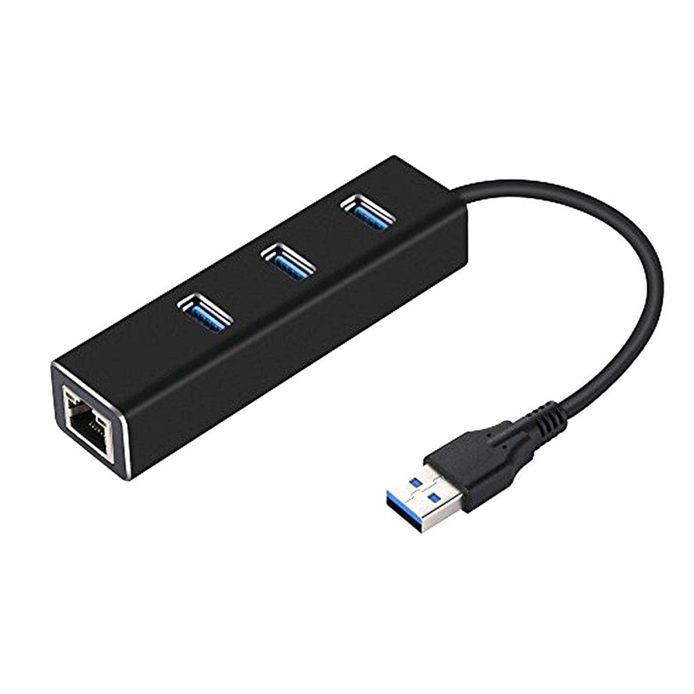 USB Gigabit Ethernet Adapter 3 Ports USB 3.0 HUB USB To