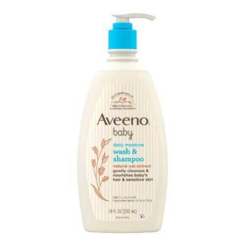 Aveeno Baby Wash & Shampoo For Delicate Skin - 532ml