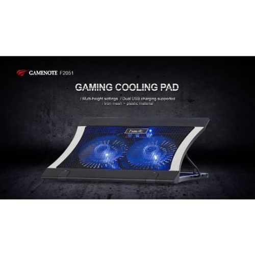 Gaming All Series Laptp Cooling Pad- Blue LED Ultra Quiet Fans