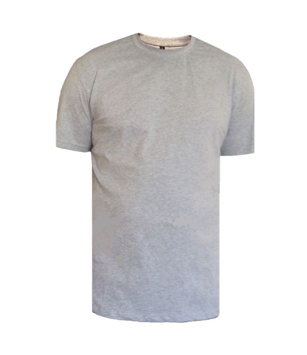 Pack Of 3 Plain Round Neck Cotton T-Shirt - Grey