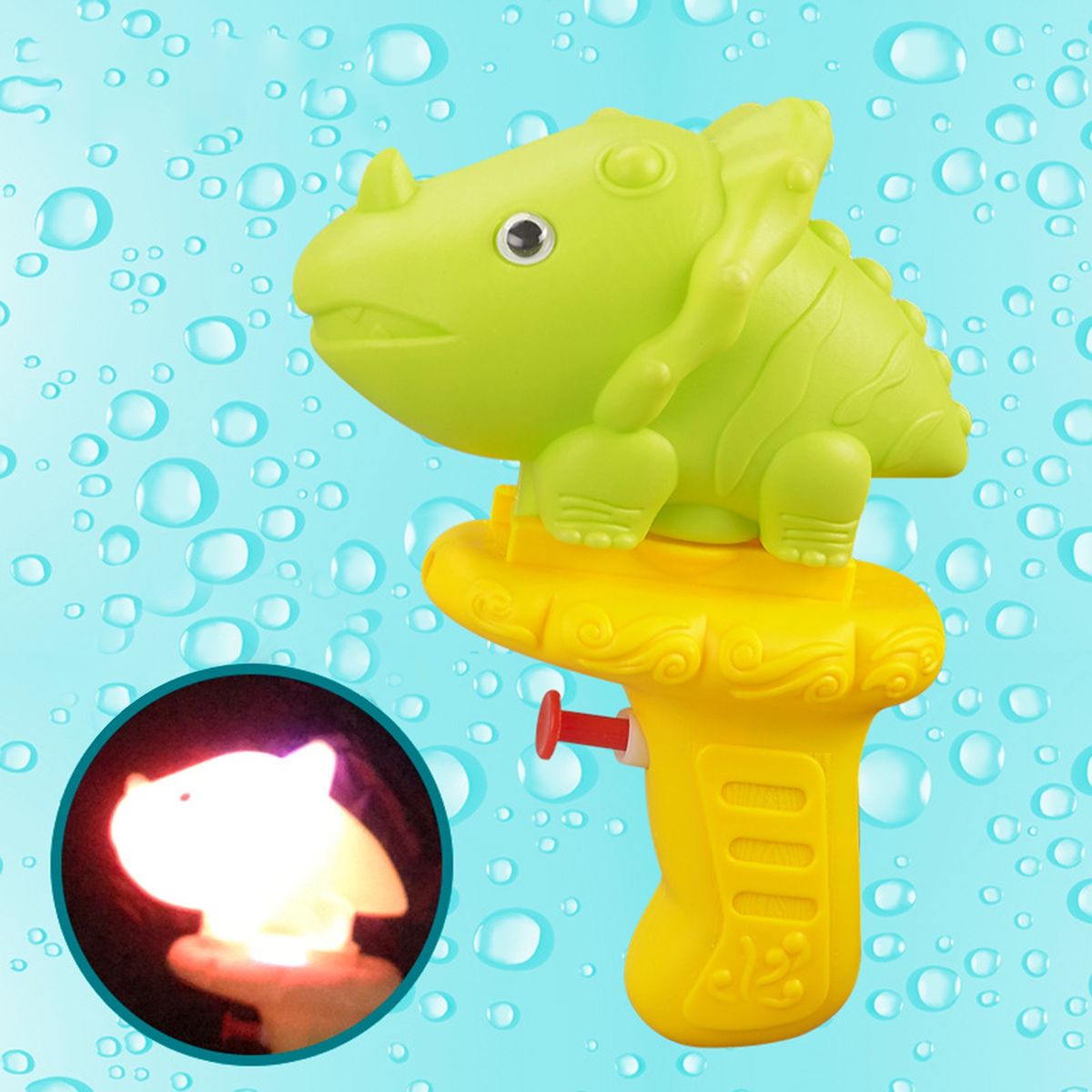 Fash Water Shooter Baby Summer Beach Bath Water Fighting Toy Green