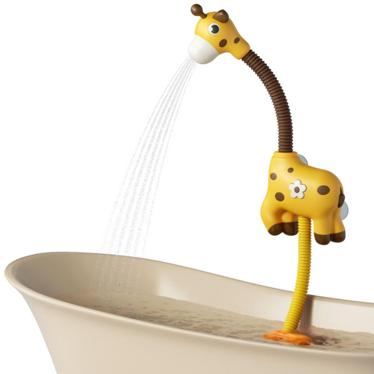 Baby Bath Toys with Shower Head Cute Giraffe Water Spray Shower Summer Bathtub Toy for Toddlers Kids