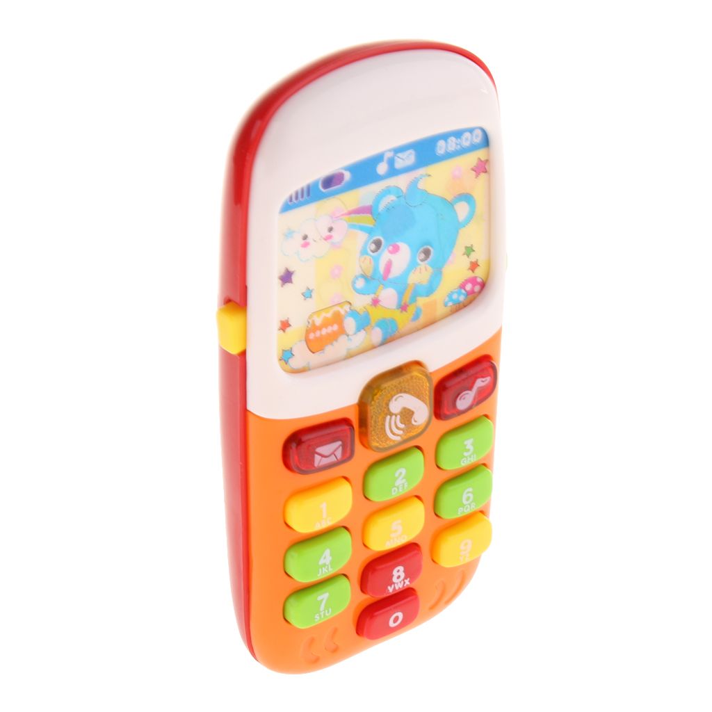 Kids Children Electronic Mobile Phone Early Learning Flash Music Toy