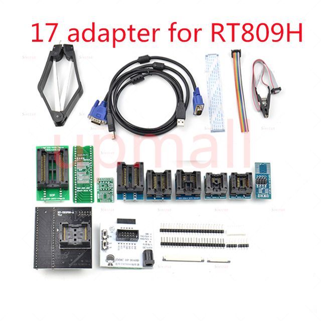 BGA48 BGA64 BGA169 TSOP56 SOP44-DIP44 All Adapters 17 Adapter For RT809H -