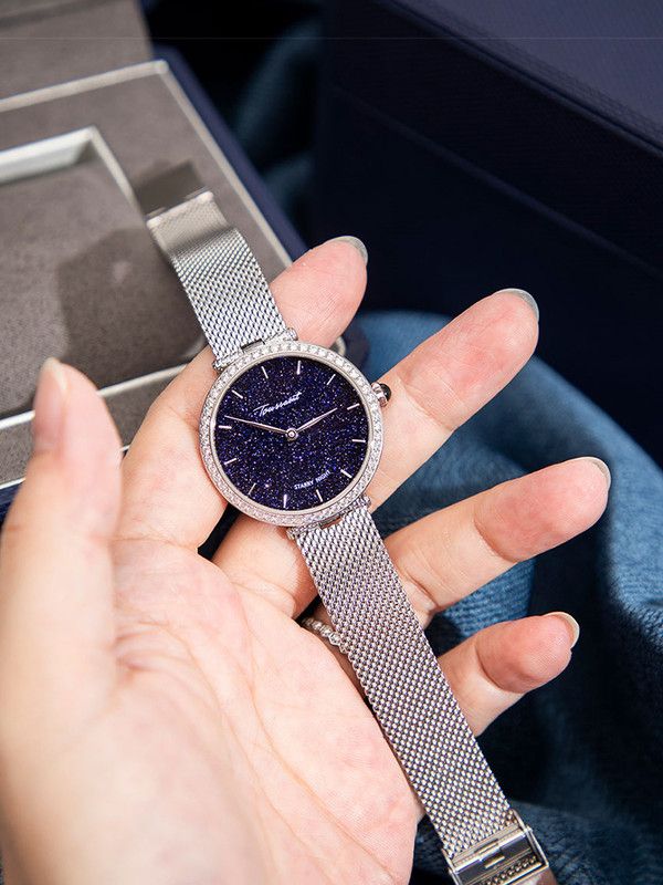 Sweet Starry Sky Color Contrast Female Watch